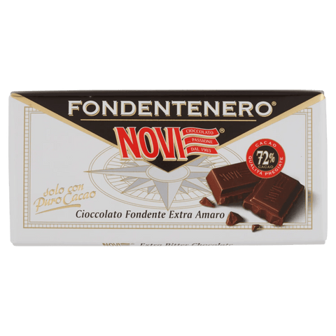 Novi Weihnachtssüßigkeiten Novi Fondentenero Extrabittere dunkle Schokolade 100g 8006380215258