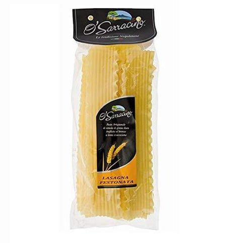 O'Sarracino Lasagna Festonata Handwerker typisch neapolitanische Pasta 6x500g - Italian Gourmet