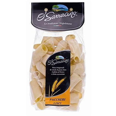 O'sarracino Paccheri Lisci Handwerker typisch neapolitanische Pasta 6x500g - Italian Gourmet