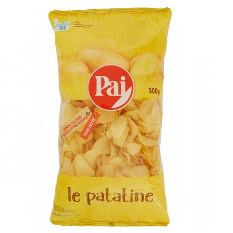 Pai Patatine Chips Kartoffelchips 500g - Italian Gourmet