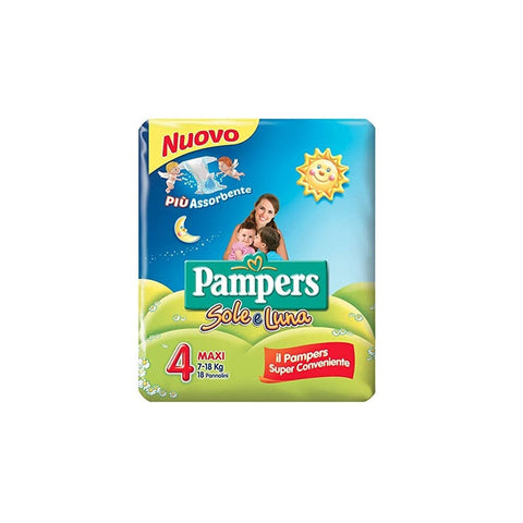 Pampers Pannolini Sole e Luna Maxi 7-18Kg 18 Windeln - Italian Gourmet