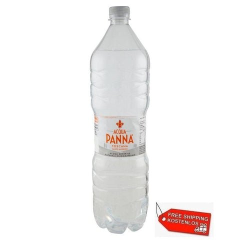 18x Panna Acqua Minerale Naturale Natürliches Mineralwasser Einweg PET 1,5Lt - Italian Gourmet