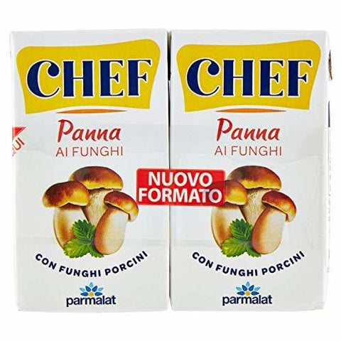 Parmalat Chef Panna ai funghi Sahne mit Steinpilzen (2x125ml) - Italian Gourmet