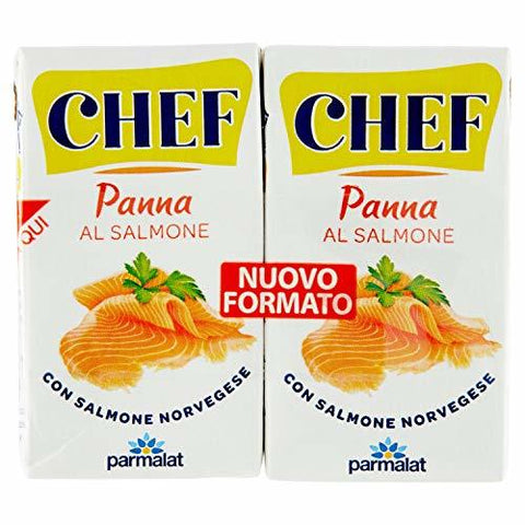 Parmalat Chef Panna al Salmone Lachscreme (2x125ml) - Italian Gourmet