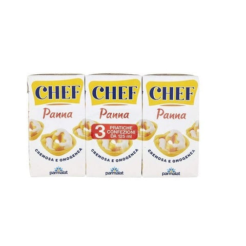 Parmalat Chef Panna Sahne (3x125ml) - Italian Gourmet
