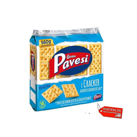 Pavesi Crackers Pavesi reduzierter Crackers Salzcracker (6x560 g)