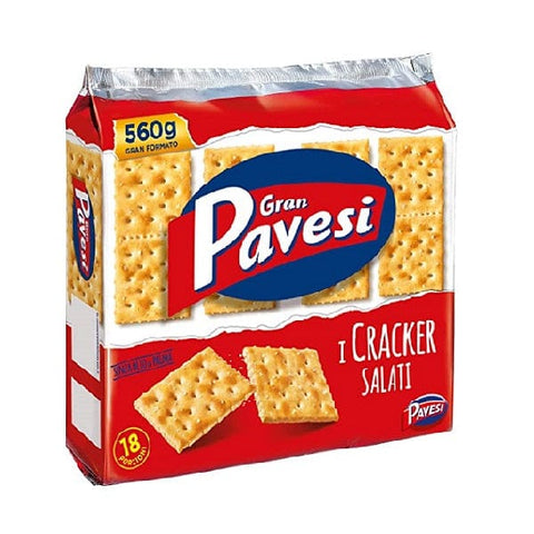 Pavesi Salted Gesalzener Crackers (560 g) - Italian Gourmet