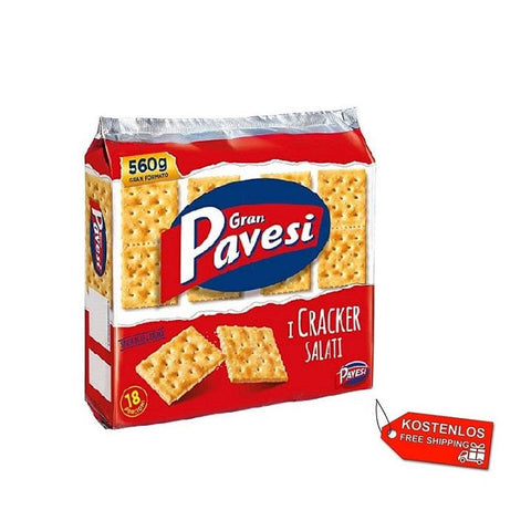 Pavesi Crackers Pavesi Salted Gesalzener Crackers (6x560 g)