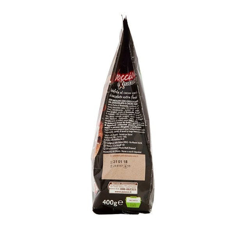 Pavesi Gocciole Extra Dark Italienische Kekse mit dunkler Schokolade (400g) - Italian Gourmet
