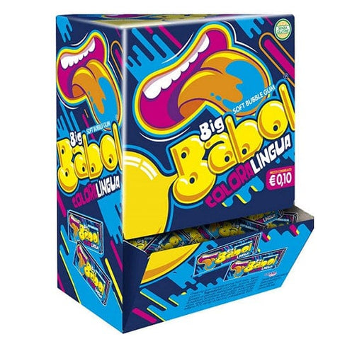 Perfetti Big Babol Colora Lingua Kaugummi mit roten Früchten 200 Stück - Italian Gourmet