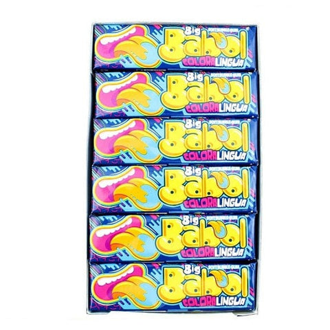 Perfetti Big Babol Colora Lingua Kaugummi mit roten Früchten 24 stick - Italian Gourmet