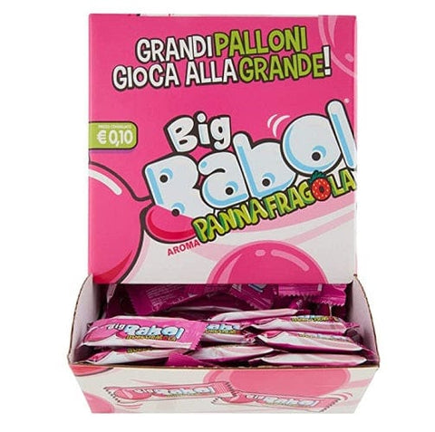 Perfetti Big Babol Panna e Fragola Kaugummi mit Sahne und Erdbeere 200 Stück - Italian Gourmet