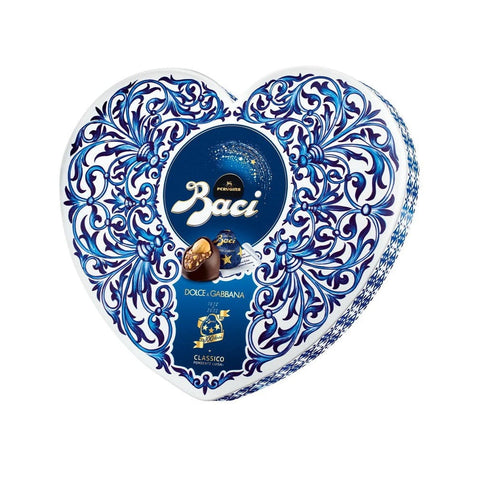 Perugina Pralinen Perugina Baci Cuore Classico Dolce e Gabbana Dunkle Schokolade Praline mit Haselnussfüllung Gluten-frei 150g