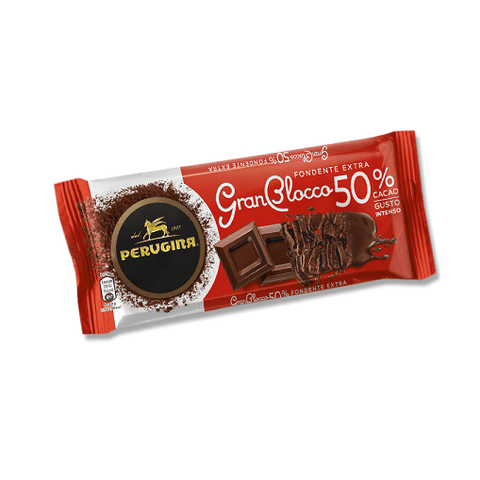 Perugina GranBlocco Cioccolato Fondente 50% Kakao 150g - Italian Gourmet