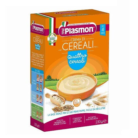 Plasmon Crema ai 4 Cereali Getreide Creme 230g ab 4 Monate - Italian Gourmet