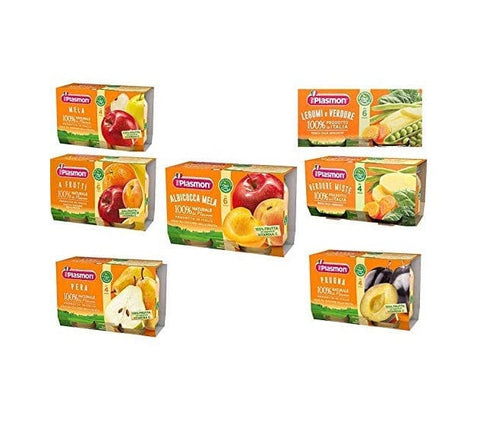 Testpaket Plasmon Homogenisiert Obst und Gemüse 8x80g 6x104g - Italian Gourmet