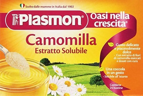 Plasmon Camomilla Camomile Tea für Babys 24 Beutel (120 g) - Italian Gourmet