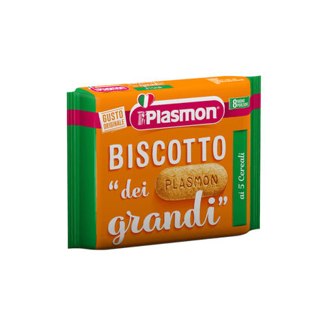 Plasmon Kekse PLASMON Biscotto dei Grandi ai 5 Cereali Getreidekekse Fünf getreide-Kekse 8 Einzelportionen 270g