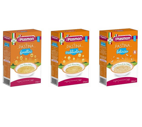 Testpaket Plasmon La Pastina Babynahrung nudeln ab 4 Monaten 1x300g 2x320g - Italian Gourmet