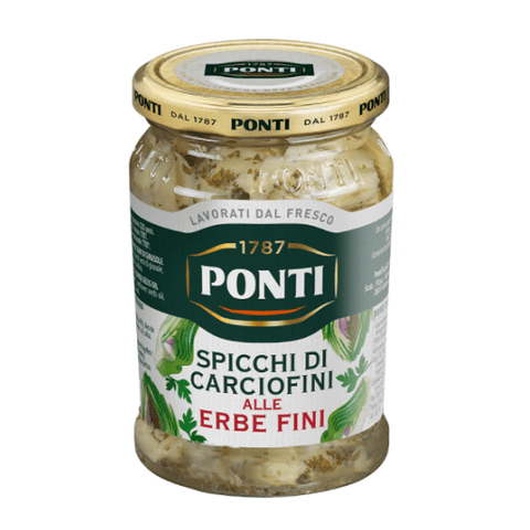 Ponti Spicchi di Carciofini alle Erbe Fini Artischocken mit feinen Kräutern 280g - Italian Gourmet