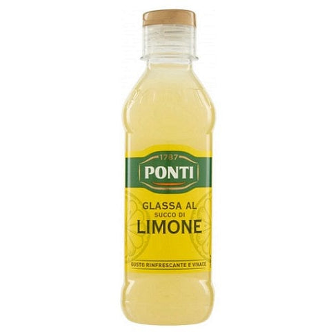 Ponti Glassa Limone Glasur mit Zitronensaft 220g - Italian Gourmet