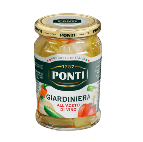 Ponti Giardiniera Eingelegtes Gemüse 290g - Italian Gourmet