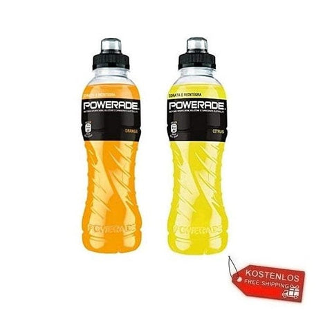 Testpaket Powerade Orange & Lemon Energy Drink 24x50cl - Italian Gourmet