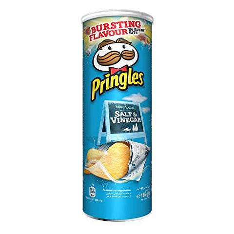 Pringles Salt and Vinegar Crisps (160g) - Italian Gourmet