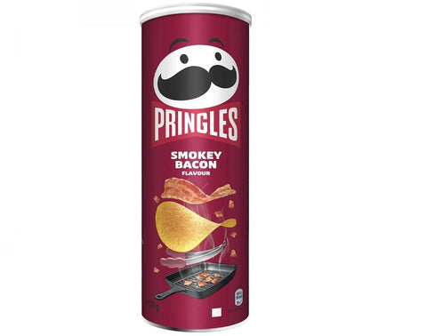 Pringles Chips Pringles Smokey Bacon Flavour 175g