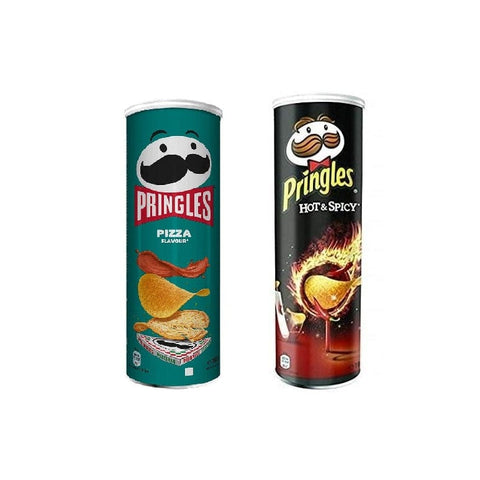 Pringles Chips Testpackung Pringles Pizza & Hot & Spicy 6x160g 5053990127665