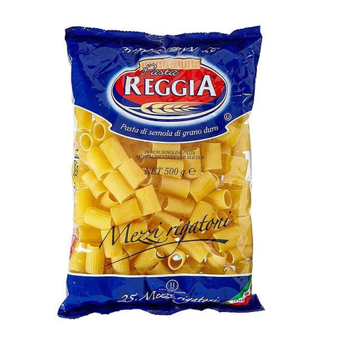 Reggia Mezzi Rigatoni Italienische Pasta 500g - Italian Gourmet
