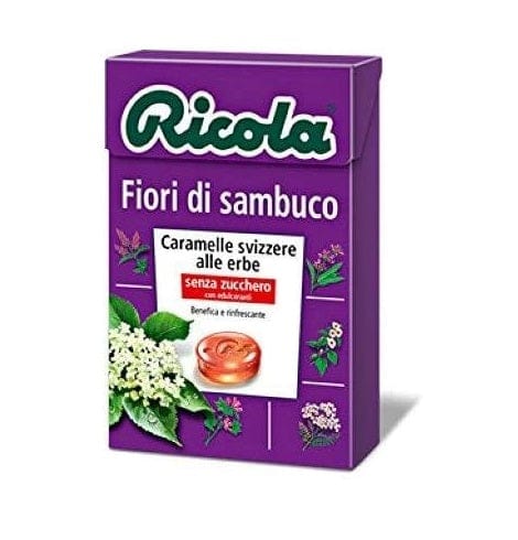 Ricola Fiori di Sambuco Kräuter Bonbons Box 50g - Italian Gourmet