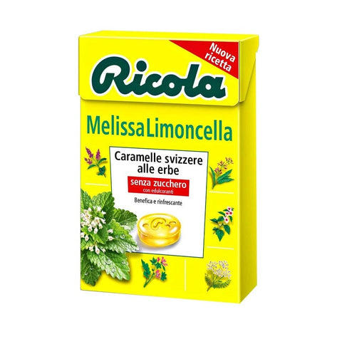 Ricola Melissa Limoncella Kräuter und Zitrusbonbons Box 20x50g - Italian Gourmet