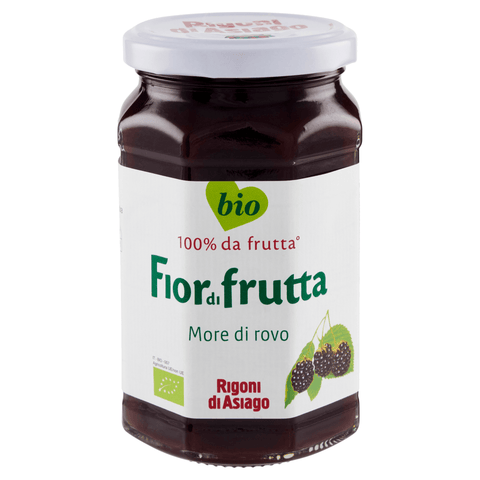 Rigoni di Asiago Fiordifrutta More di Rovo Italienische BIO Brombeerenmarmelade 250g - Italian Gourmet