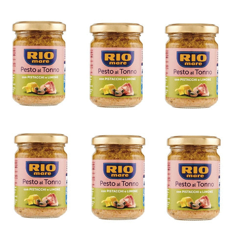 Rio Mare Kochsaucen & Pesto 6x130g Rio Mare Pesto al Tonno con Pistacchi e Limone Thunfischpesto mit Pistazien und Zitrone (130g) 8004030506077