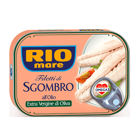 Rio Mare Filetti di Sgombro Makrelenfilets in nativem Olivenöl extra 135g - Italian Gourmet