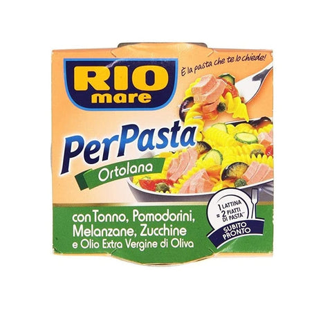 Rio Mare Per Pasta Ortolana Thunfisch in Nativem Olivenöl Extra mit Gemüse 160g - Italian Gourmet