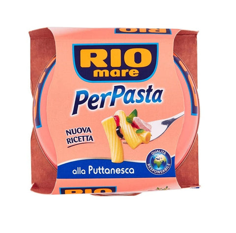 Rio Mare Per Pasta Puttanesca mit Thunfischsalat 160g - Italian Gourmet