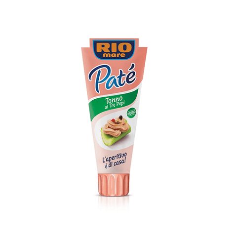 Rio Mare Patè di tonno ai 3 pepi Thunfischpastete mit drei Paprikaschoten (100 g) - Italian Gourmet