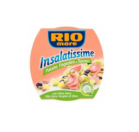 Rio Mare Insalatissime Thunfischkartoffeln und grüne Bohnen Salat Mega Pack 12x160g - Italian Gourmet
