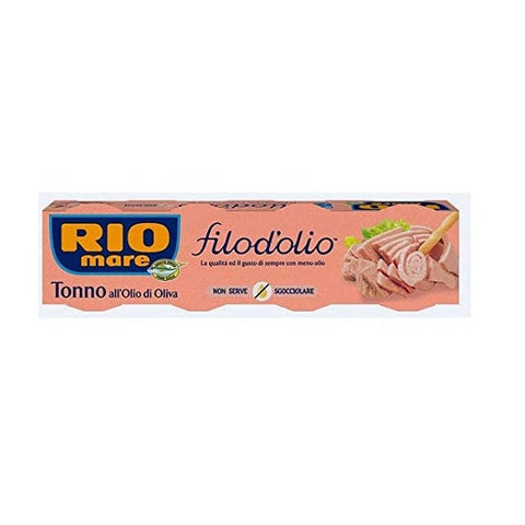 Rio Mare Tonno Filo d'olio Thunfisch 4x65g wenig Öl - Italian Gourmet