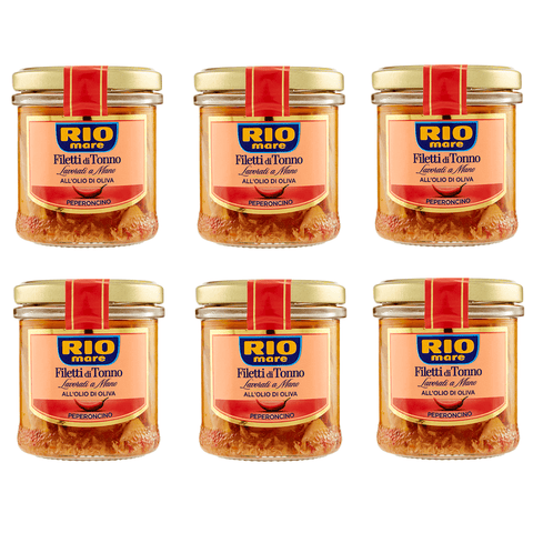 Rio Mare Filetti Peperoncino Thunfischfilets in Olivenöl mit Chili 130g - Italian Gourmet