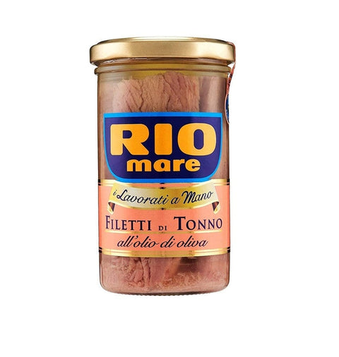 Rio Mare Filetti di Tonno in Olio di Oliva Thunfischfilets in Olivenöl Handgemacht 250g - Italian Gourmet
