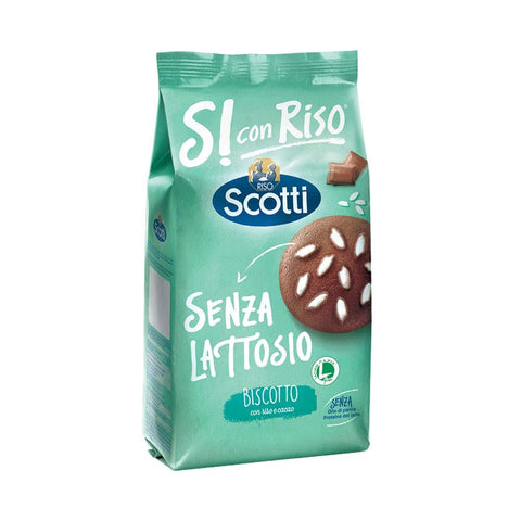 Riso Scotti Biscotto Kekse mit Reis und Kakao Laktosefrei 350g - Italian Gourmet