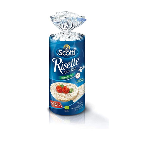 Riso Scotti Risette gallette di riso Bio Cracker Reiskuchen Reiswaffeln 150g - Italian Gourmet
