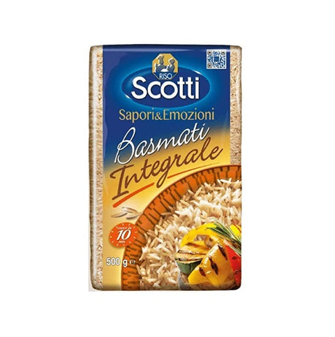 Riso Scotti Basmati Integrale italienischer brauner Reis 500g - Italian Gourmet