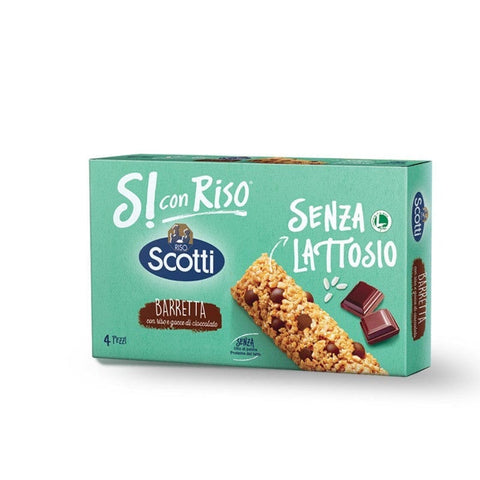 Riso Scotti Snack Riso Scotti Si con Riso BARRETTA CON RISO E GOCCE DI CIOCCOLATO RIEGEL MIT REIS UND SCHOKOLADENCHIPS 4x 21.5gr 8001860209987