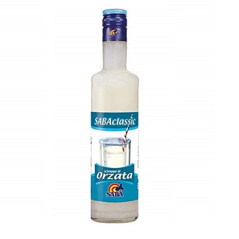 SABA Classic Sciroppo Orzata Vorbereitet für Getränke mit Orzata Gerstensirup 500ml - Italian Gourmet