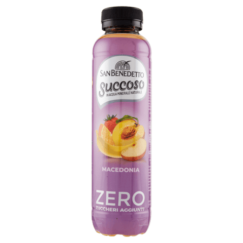 San Benedetto Succoso Zero Macedonia Fruchtsalat Saft Einweg PET 40cl - Italian Gourmet
