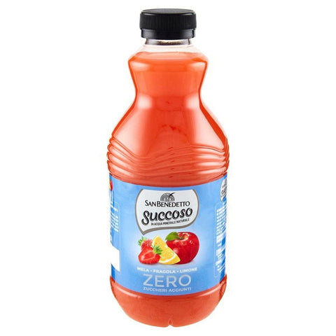 San Benedetto Fruchtsaft San Benedetto Succoso zero Mela arancia e fragola PET Apfel, Orange und Erdbeere ohne zucker 90cl Fruchtsaft